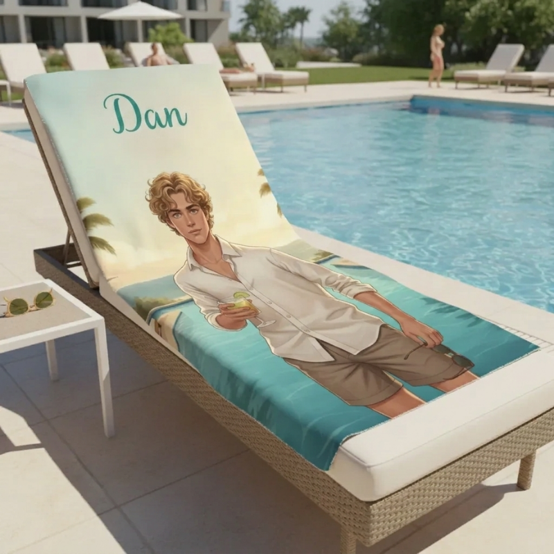 Fotorealism la piscină - Prosop pentru bărbați din fotografia dvs.