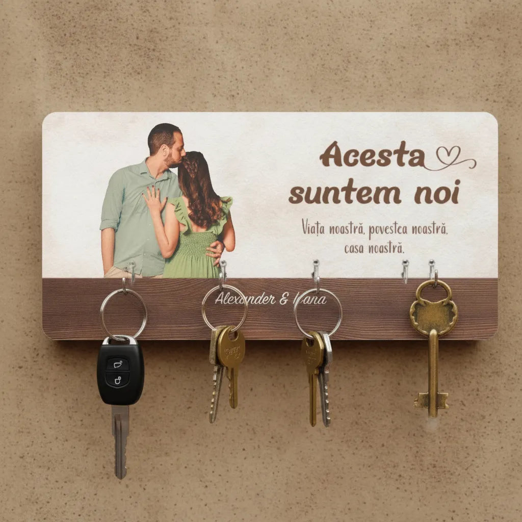 Acesta suntem noi - cuier cu fotografie