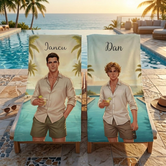 Fotorealism la piscină - Prosop pentru bărbați din fotografia dvs.